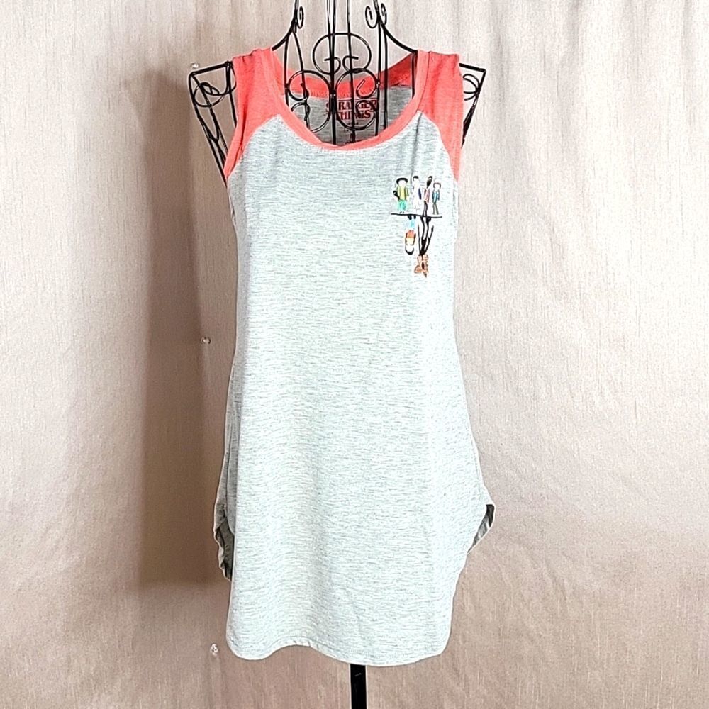 NETFLIX Embroidered Stranger‎ Things Shirt Medium